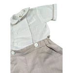 Malvi & Co Completo 2 Pezzi Camicia-Bermuda per Neonato S23I127STQS BIANCO MALVI & CO 