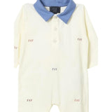 Fay Set Tutina-Cappello-Bavetta per Neonato FVB510 PANNA FAY 