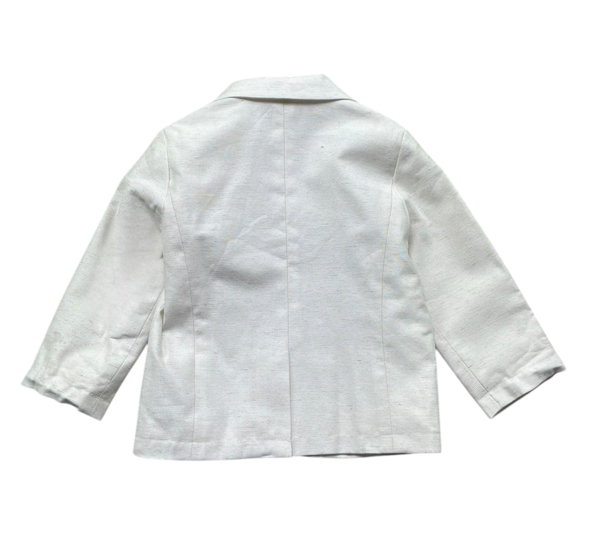 Trussardi Giacca Tinta Unita con Bottoni per Neonato TIP26054GC PANNA TRUSSARDI 