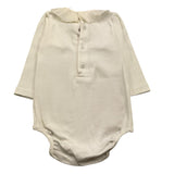 WEDOBLE body manica lunga tinta unita con colletto Panna per Neonata I2411616 PANNA WEDOBLE 