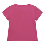 Guess T-Shirt Girocollo Tinta Unita con Stampa per Neonata A5GI02K6YW4X FUXIA GUESS 