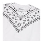 MARCELO BURLON felpa chiusa girocollo tinta unita con logo Bianco per Bambino CBBA001F23 BIANCO MARCELO BURLON 