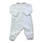 LIU JO set tutina tinta unita con cappello e bavetta in ciniglia Bianco per Neonata HF4001 BIANCO LIU JO 