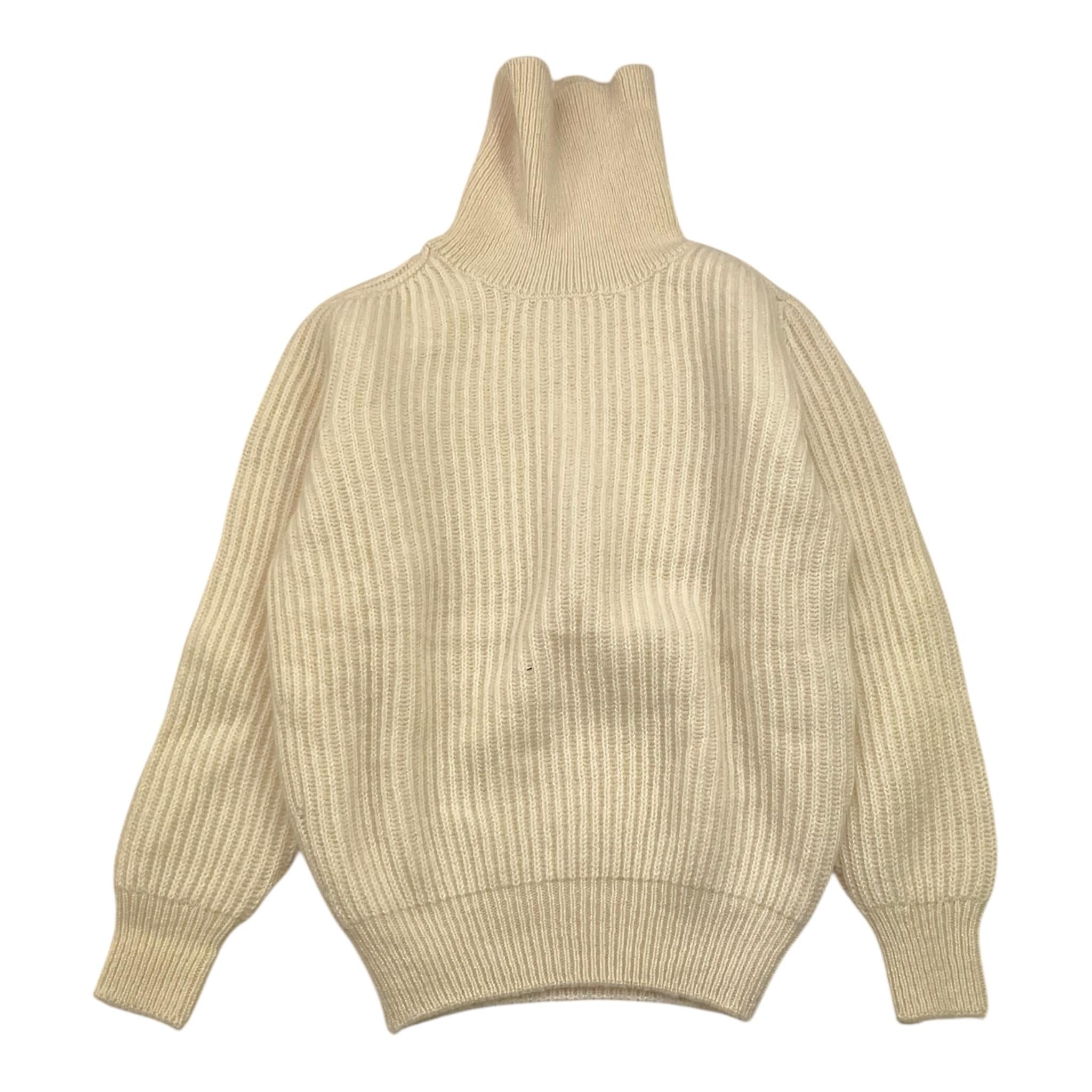 JURTA maglia collo alto tinta unita Panna per Bambina RE4K PANNA JURTA 