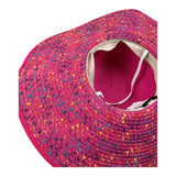 Fun & Fun Cappello In Paglia Tinta Unita con Fiocco per Bambina FNJAC12218 FUXIA FUN & FUN 