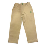 Trussardi Einfarbige Hose mit elastischem Bund Beige für Neugeborene