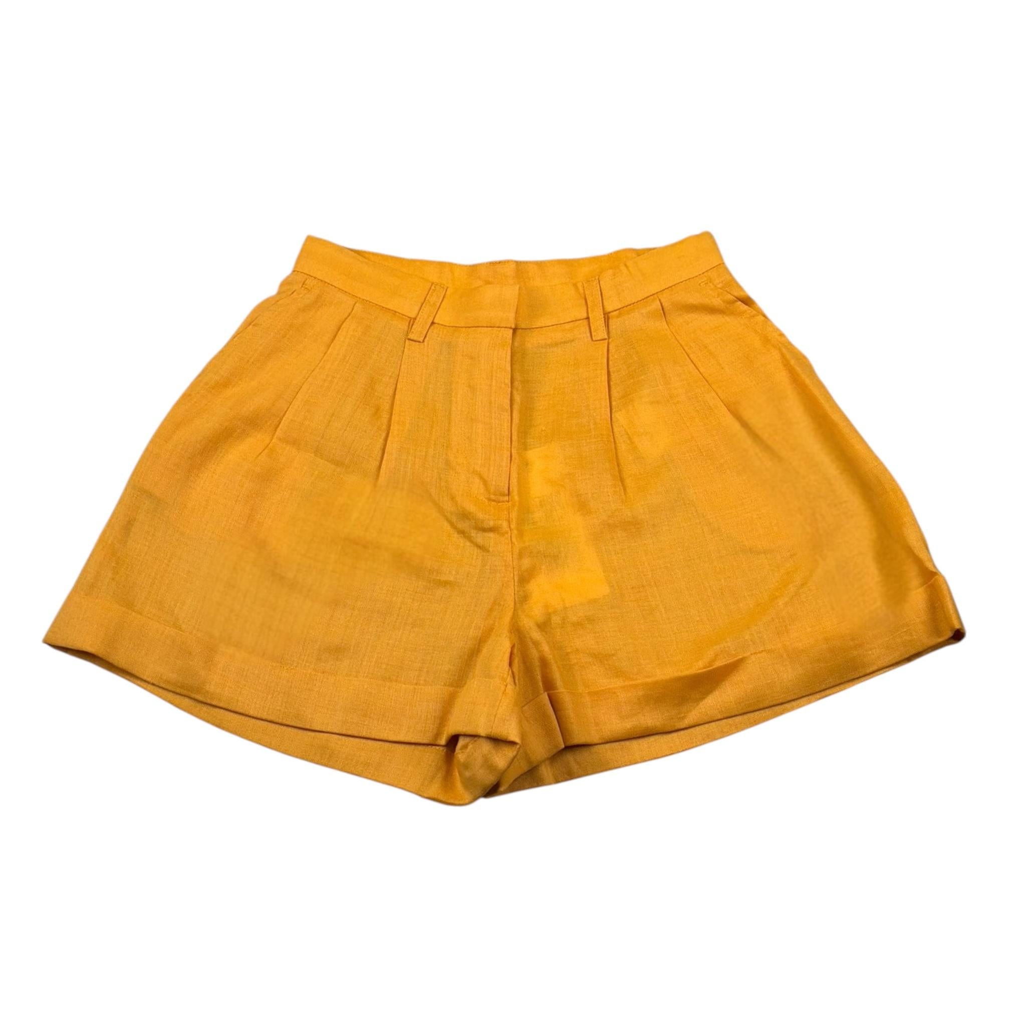 Ermanno Scervino Short Tinta Unita con Girovita Regolabile per Bambina SFBE021 SENAPE ERMANNO SCERVINO 