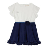 Liu Jo Abito Bicolore Mezza Manica Velato per Bambina KA5133J BIANCO/BLU LIU JO 