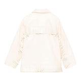 STELLA McCARTNEY giubbino in ecopelle tinta unita con frange Beige per Bambina TV2C57Z2202 BEIGE STELLA McCARTNEY 