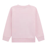GUESS felpa tinta unita girocollo con stampa Rosa per Neonata H4BT02KAX73 ROSA GUESS 