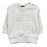 John Richmond Felpa Chiusa Girocollo Tinta Unita per Neonato RIP26029FEO BIANCO JOHN RICHMOND 