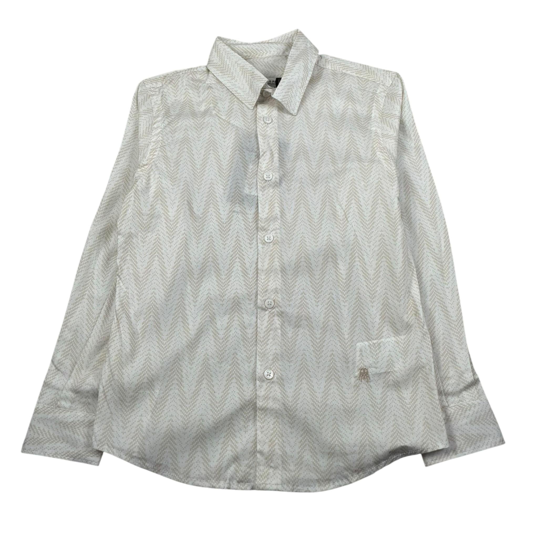 Paolo Pecora Camicia Manica Lunga Tinta Unita per Bambino PP3544 SABBIA PAOLO PECORA 