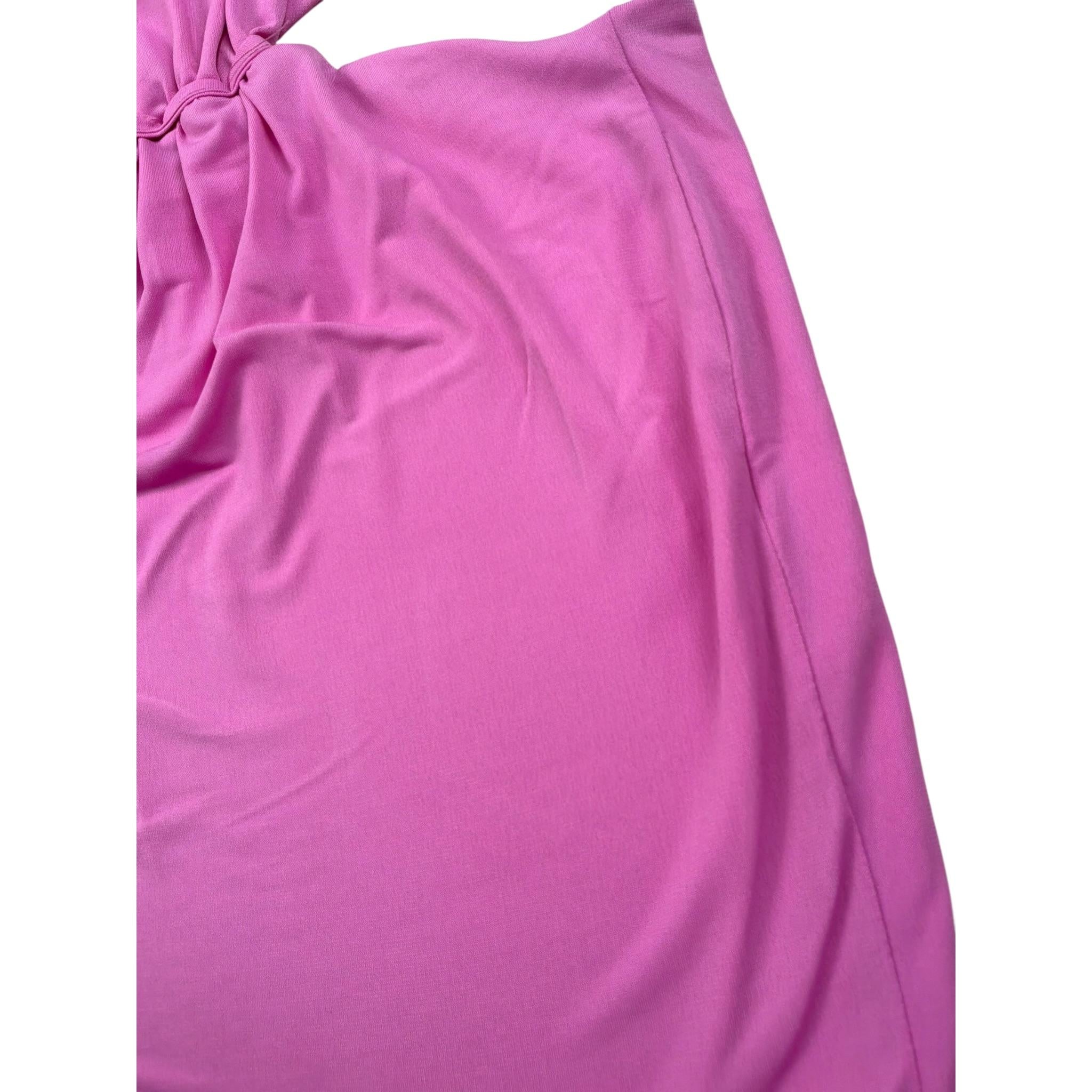 Lu Lu By Miss Grant Abito tinta unita Mezza Manica Magenta per Bambina LL3403 MAGENTA LU LU BY MISS GRANT 