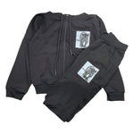 DRESS MOTION IS LIFE completo 2 pezzi felpa-pantalone tinta unita Nero per Bambino DRE3010 NERO DRESS MOTION IS LIFE 
