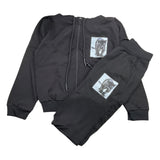DRESS MOTION IS LIFE completo 2 pezzi felpa-pantalone tinta unita Nero per Bambino DRE3010 NERO DRESS MOTION IS LIFE 
