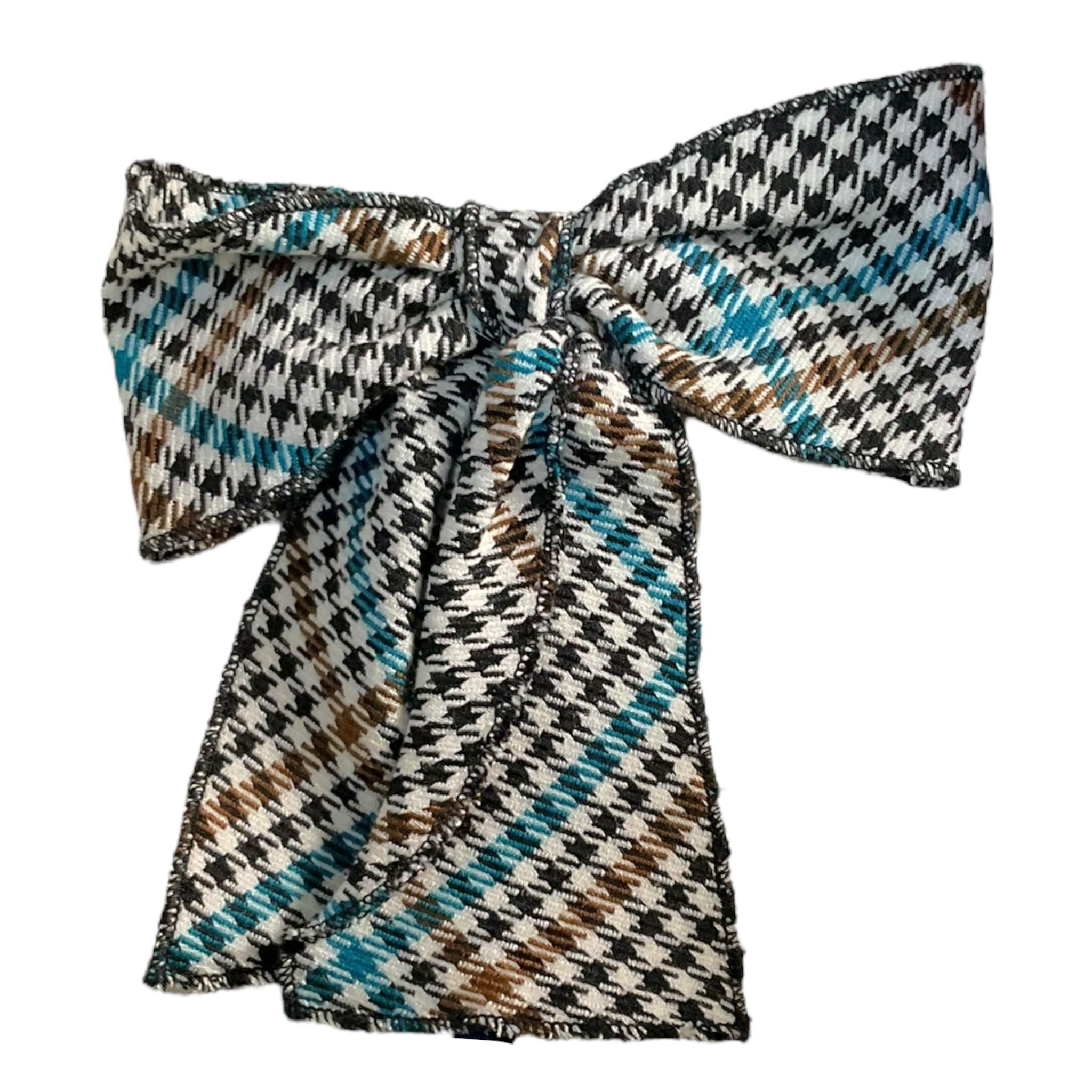 PICCOLA LUDO spilla modello fiocco fantasia a quadri Bianco per Bambina BS9WA016X BIANCO PICCOLA LUDO 