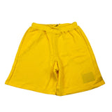 Dsquared2 Einfarbige Trainingsanzug-Bermudashorts mit elastischer Taille Gelb für Jungen