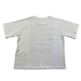 Replay T-Shirt Rundhalsausschnitt Einfarbig mit Kontrastdruck Weiß Für Mädchen