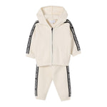 MARC JACOBS completo 2 pezzi felpa-pantalone tinta unita Panna per Neonato W60376 PANNA MARC JACOBS 