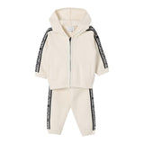 MARC JACOBS completo 2 pezzi felpa-pantalone tinta unita Panna per Neonato W60376 PANNA MARC JACOBS 