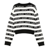 LIU JO coprispalle tinta unita con fantasia a righe Bianco per Bambina GF4142 BIANCO LIU JO 