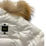 BLAUER giubbino tinta unita con zip e cappuccio Bianco per Neonata 24WBBXC02550XX BIANCO BLAUER 