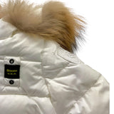 BLAUER giubbino tinta unita con zip e cappuccio Bianco per Neonata 24WBBXC02550XX BIANCO BLAUER 