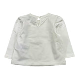 MOSCHINO shirt girocollo tinta unita con stampa Bianco per Neonata MFO001 BIANCO MOSCHINO 