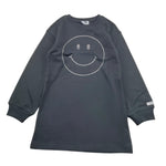 MOSCHINO abito tinta unita in felpa con borchie Nero per Bambina HDV0H6 NERO MOSCHINO 