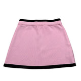 Vicolo Gonna Tinta Unita con Profilo In Contrasto per Neonata 3146W00302N ROSA VICOLO 