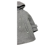 LE BEBE' cappotto tinta unita cn cappuccio Grigio per Neonato LBB5237 GRIGIO LE BEBE' 