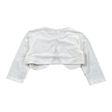 Isabel Coprispalle Tinta Unita con Trasparenze per Bambina ALE4435 BIANCO ISABEL 