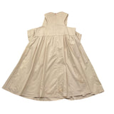 Vicolo Einfarbiges Kleid mit Armloch und beiger Schleife für Mädchen