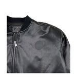 Guess Giubbino Tinta Unita con Ecopelle per Bambino L4RL04WEEY0 NERO GUESS 