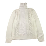 NEVER TOO maglia collo alto tinta unita Bianco per Bambino NT2118R BIANCO NEVER TOO 