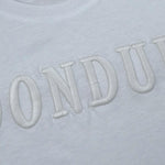 Dondup T-Shirt Girocollo Tinta Unita con Stampa per Bambina DMTS037 BIANCO DONDUP 