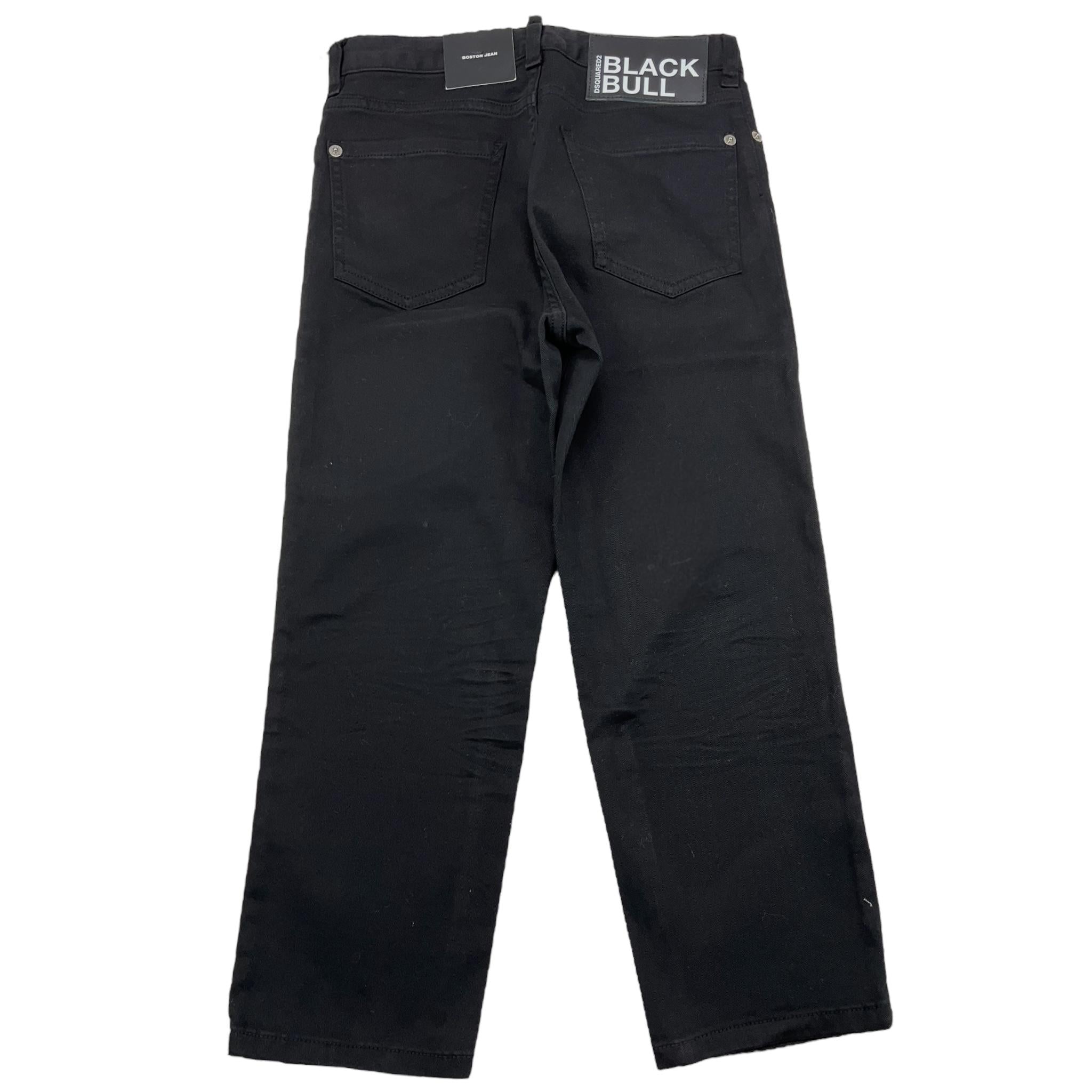DSQUARED2 jeans tinta unita con 5 tasche Nero per Bambino DQ05011 NERO DSQUARED2 
