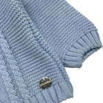 JULIANA completo 3pz maglia-pantalone -cappello tinta unita Azzurro per Neonato 24556 AZZURRO JULIANA 