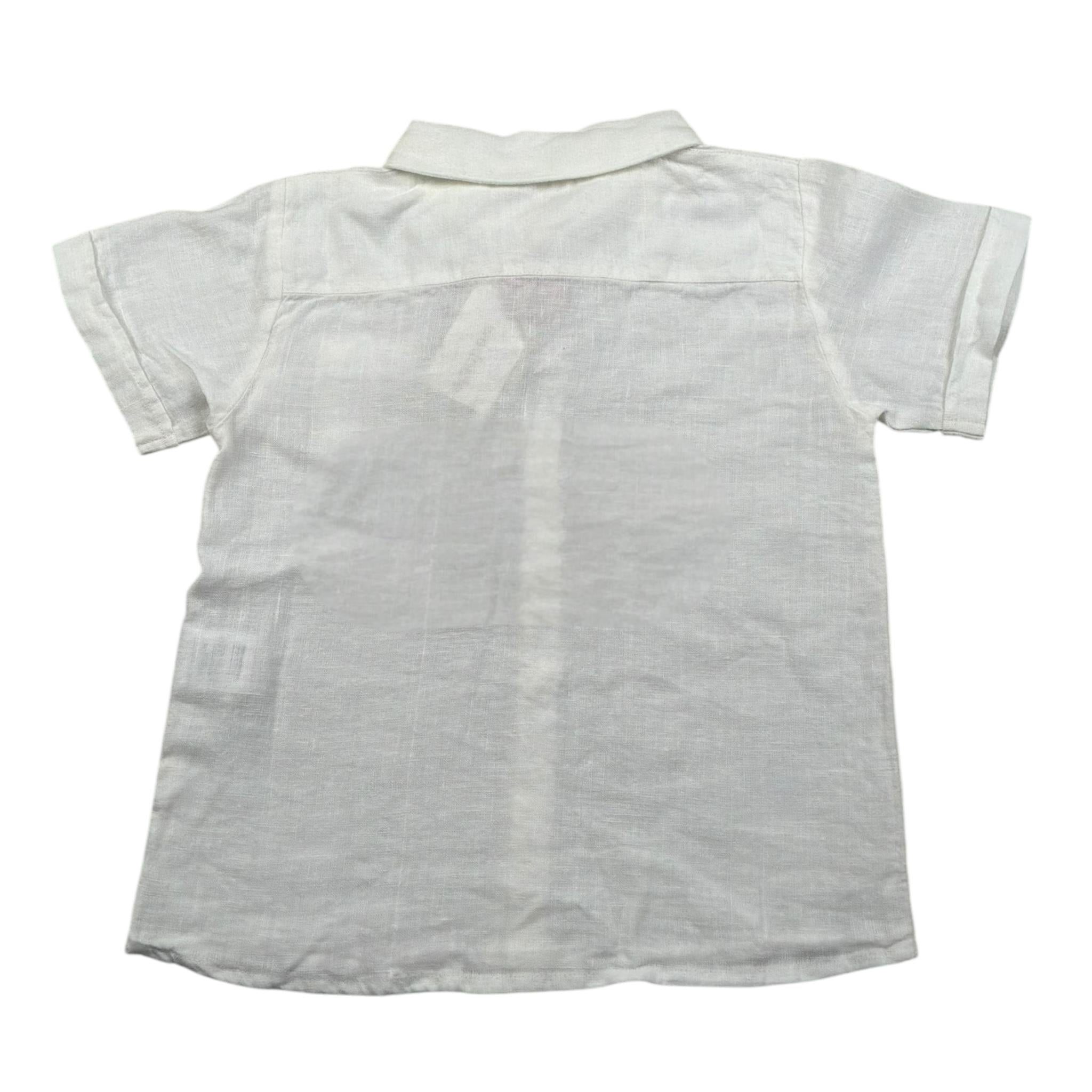 Wedoble Camicia Mezza Manica Tinta Unita per Bambino V2508914T PANNA WEDOBLE 