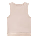 Calvin Klein Top Tinta Unita con Loog per Bambina IG0IG02437X ROSA CALVIN KLEIN 