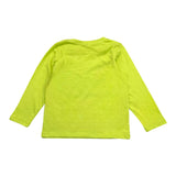 Name.It Shirt Rundhals Einfarbig mit Kontrastdruck Fluoreszierend Grün Für Jungen