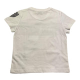 Bikkembergs T-Shirt Girocollo Tinta Unita con Logo per Neonato BK1545 BIANCO BiKKEMBERGS 