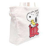 Philosophy – Einfarbige Tasche mit Snoopie-Aufdruck in Weiß für Mädchen