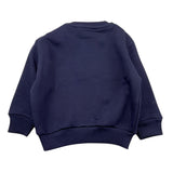 CESARE PACIOTTI felpa tinta unita girocollo con stampa Blu per Neonato MFP5352B BLU CESARE PACIOTTI 