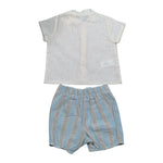 Calamaro Completo 2 Pezzi Camicia-Bermuda per Neonato 11151 BEIGE CALAMARO 