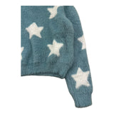 LU LU BY MISS GRANT maglia tinta unita con stampa stelle Azzurro per Bambina LL3153X AZZURRO LU LU BY MISS GRANT 