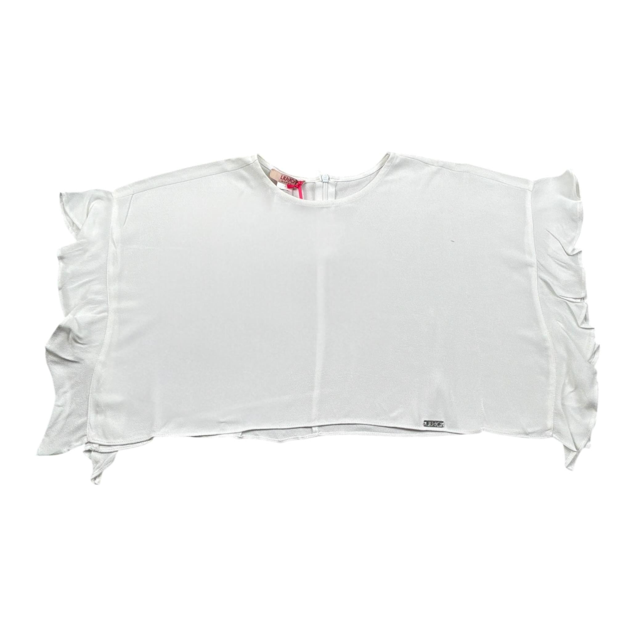 Liu Jo Camicia Mezza Manica tinta unita Bianco per Bambina GA5201X BIANCO LIU JO 