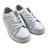 Twinset Sneakers Einfarbig mit weißer Stickerei für Mädchen