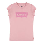 Levi'S T-Shirt Tinta Unita Girocollo con Stampa per Bambina 4E4234 ROSA LEVI'S 