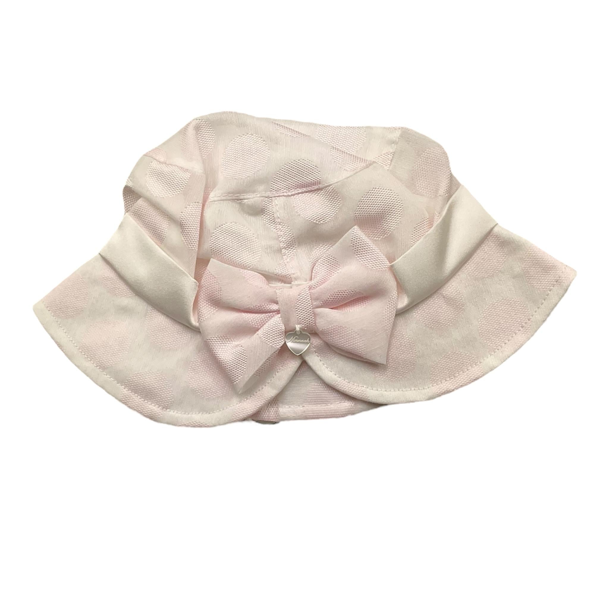 Ninnaoh Cappello Tinta Unita con Fiocco per Neonata E191122 ROSA NINNAOH 
